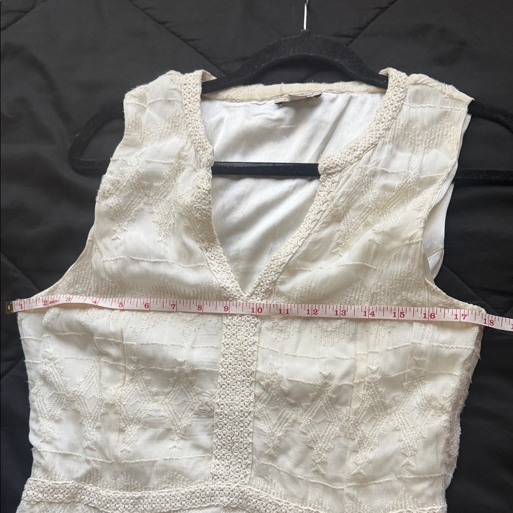 Lucky Brand Medium White Lace Maxi Dress - Picture 6 of 8